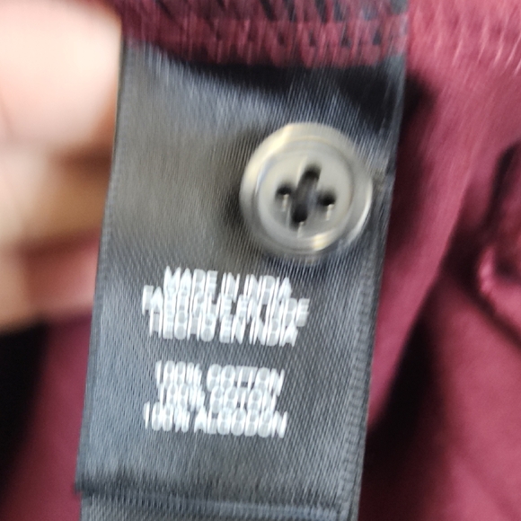 Kenneth Cole Men's Dark Red Polo Shirt - Picture 4 of 6